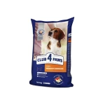 Sucha karma dla psów średnich ras z kurczakiem i ryżem 14kg Club 4 Paws Premium