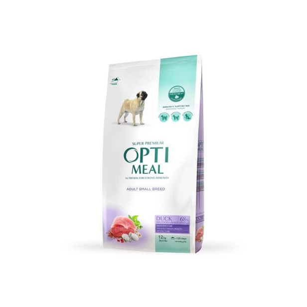 OPTIMEAL Super Premium sucha karma dla psów małych ras – kaczka 12 kg
