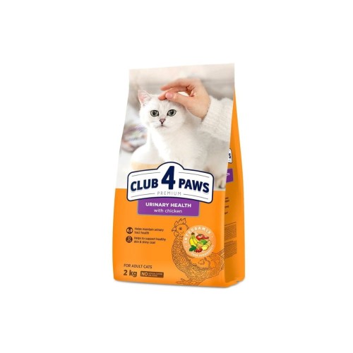 CLUB 4 PAWS Premium „Urinary health” sucha karma dla kotów 2 kg