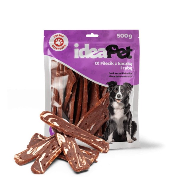 ideaPet Filecik z kaczką i rybą 500g