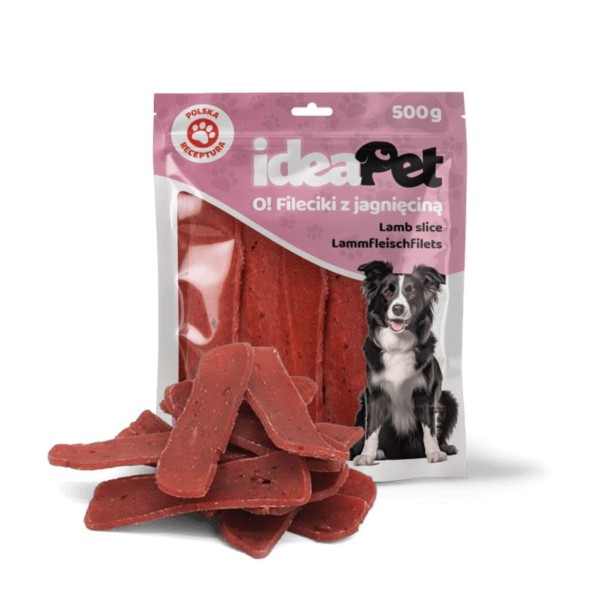 ideaPet Fileciki z jagnięciną 500g