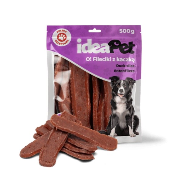 IdeaPet Fileciki z kaczką 500g