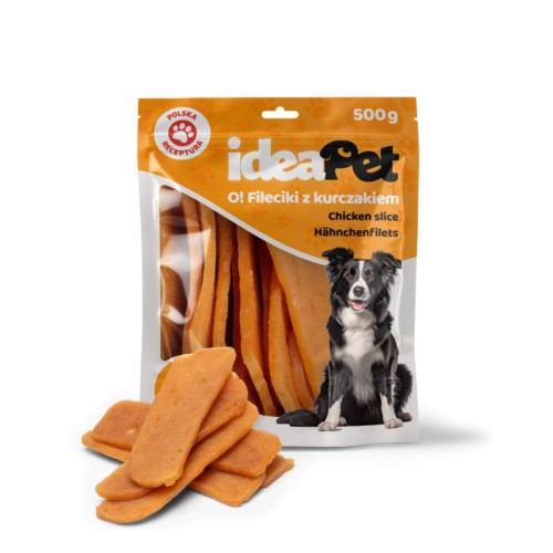 ideaPet Fileciki z kurczakiem 500g