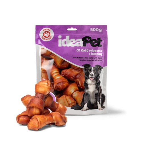 ideaPet Kość wiązana z kaczką 500g