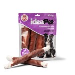 Mega pałeczki z kaczką 500g, przysmak dla psa ideaPet