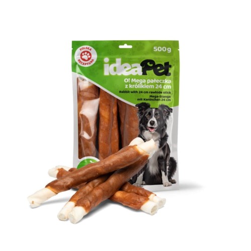 ideaPet Mega pałeczka z królikiem 500g
