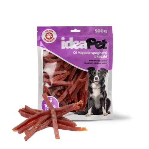 ideaPet Miękkie spaghetti z kaczki 500g