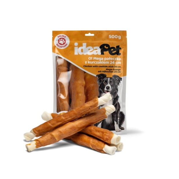 ideaPet O! Mega pałka z kurczakiem 500g