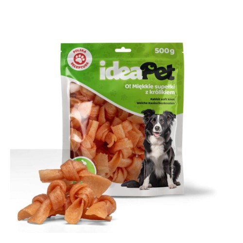 ideaPet O! Miekkie supełki z królikiem 500g
