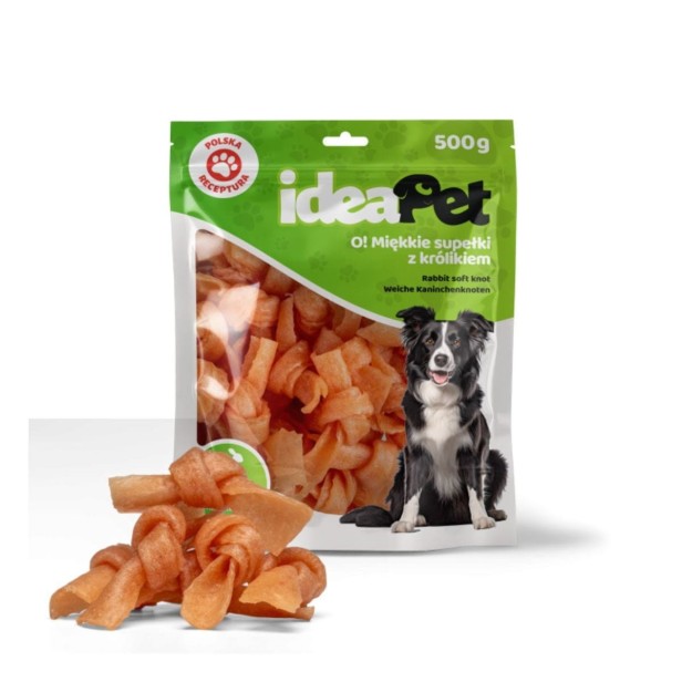 ideaPet O! Miekkie supełki z królikiem 500g