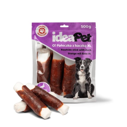 ideaPet Pałeczka z kaczką XL 500g