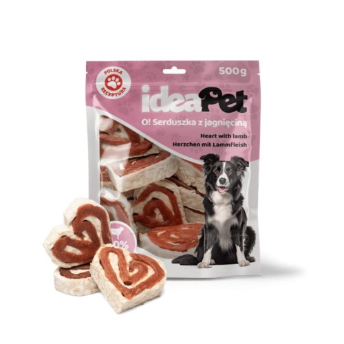 ideaPet Serduszka z jagnięciną 500g