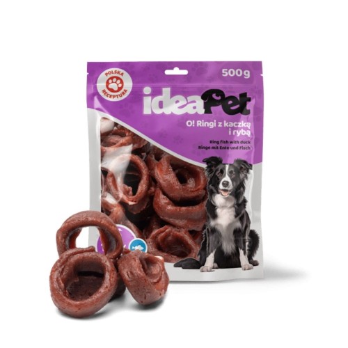ideaPet Ringi z kaczką i rybą 500g