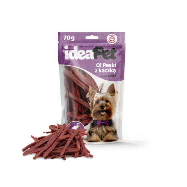 Ideapet O! Paski z Kaczką 70g
