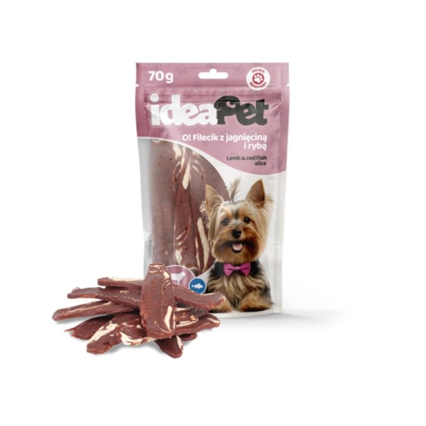 Ideapet O! Filecik z Jagnięciną i Rybą 70g