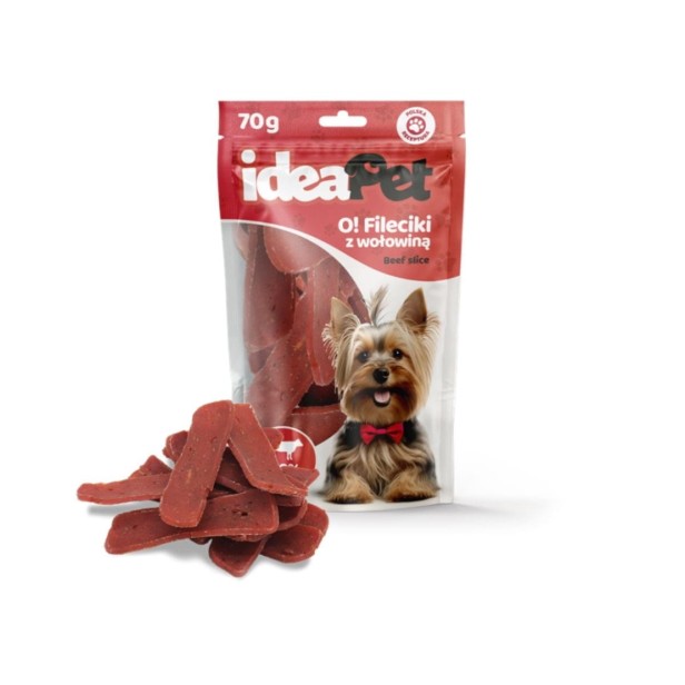 Ideapet O! Fileciki z Wołowiną 70g