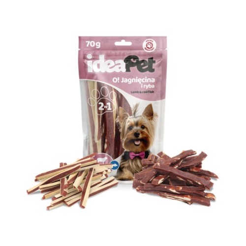 Ideapet O! Jagnięcina i Ryba Mix 70g