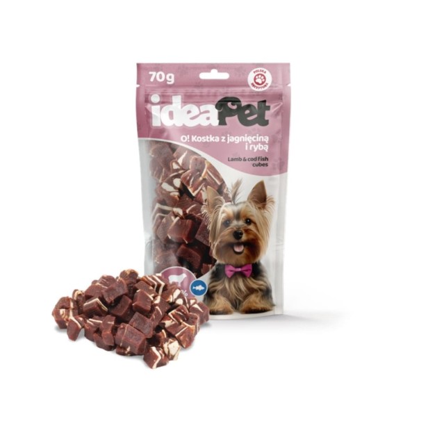 Ideapet O! Kostka z Jagnięciną i Rybą 70g