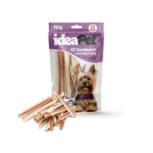 Ideapet O! Sandwich z kaczką i rybą 70g