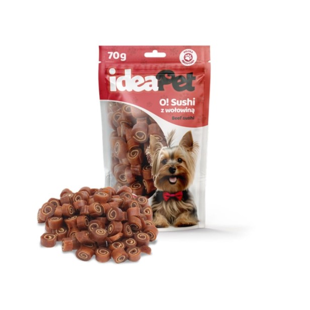 Ideapet O! Sushi z Wołowiną 70g