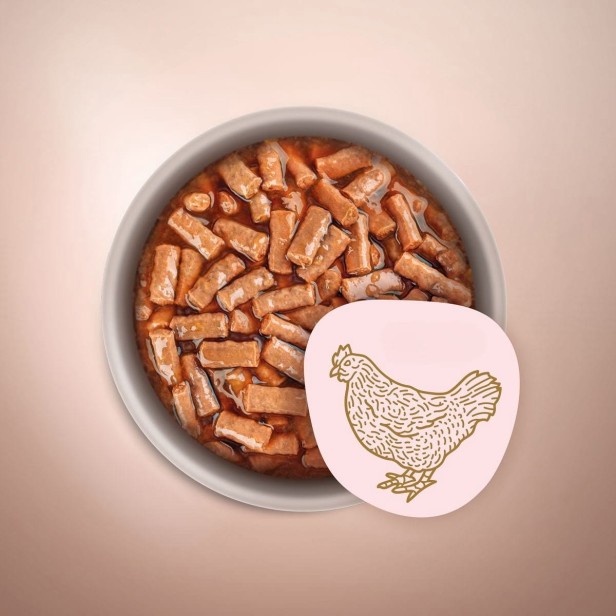 Mokra karma dla kotów z kurczakiem w sosie 85g CLUB 4 PAWS Premium Selection