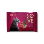 Karma w saszetkach dla kotów z wołowiną w sosie 4x85g My Love