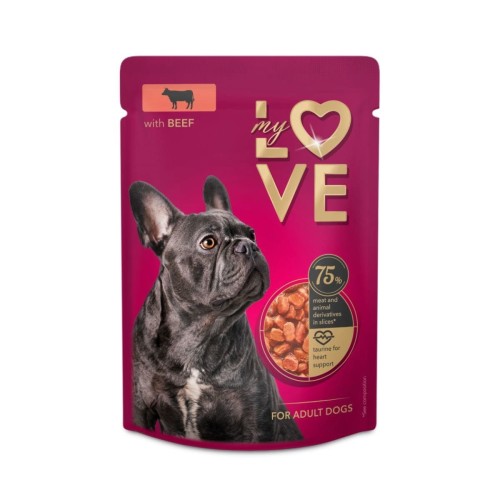 My love mokra karma dla psów- wołowina 100g