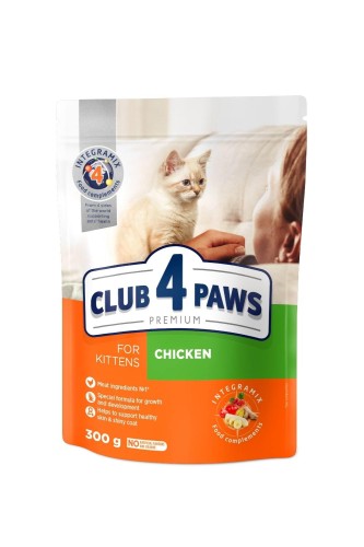 Mokra karma dla kociąt 24x80g MIX 2 smaków Club 4 Paws