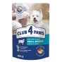 Mokra karma dla psów małych ras 24x100g z kurczakiem i jagnięciną MIX Club 4 Paws