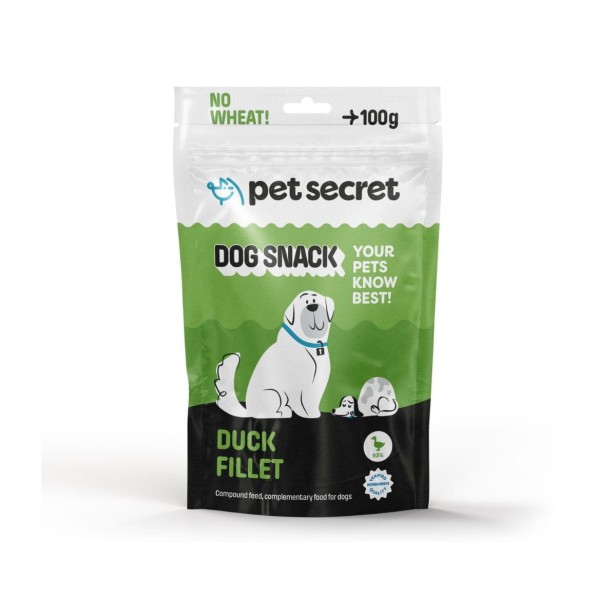 Filet z kaczki 100g, przysmak dla psa Pet Secret