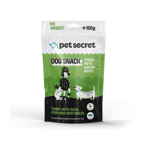Tost z kaczką, rybą i warzywami 100g, przysmak dla psa Pet Secret