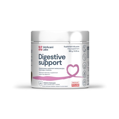 VetAcani Suplement Digestive Support 180g - zdrowe jelita, lepsze trawienie