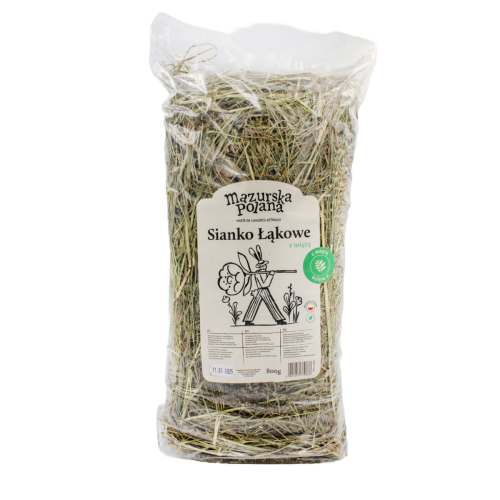 Sianko łąkowe z miętą 800g Mazurska Polana