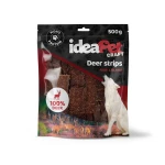 Paski z jelenia 500g, przysmak dla psa ideaPet Craft 