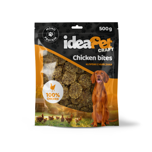 Klopsiki z kurczaka 500g, przysmak dla psa ideaPet Craft