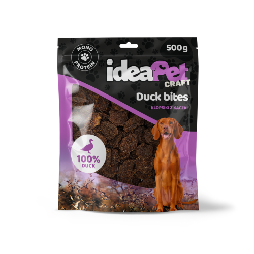 Klopsiki z kaczki 500g, przysmak dla psa ideaPet Craft