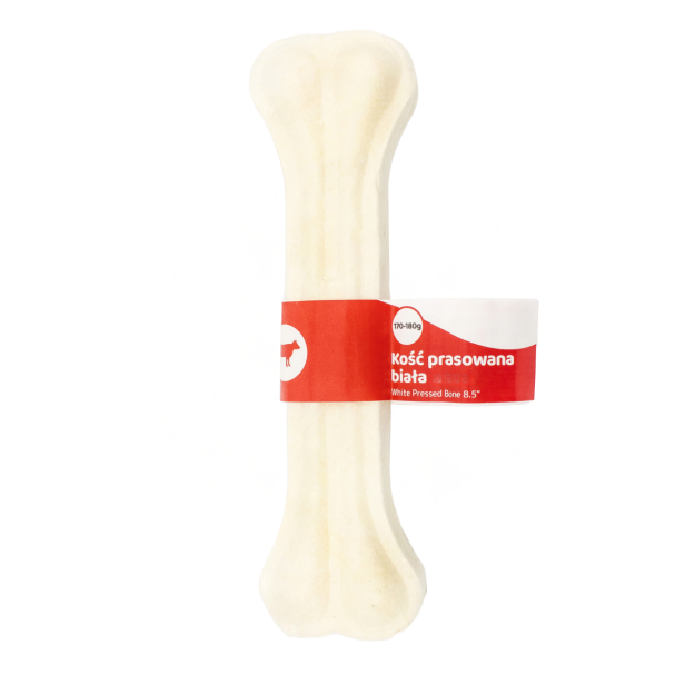 Kość prasowana biała 26 cm, gryzak dla psa Pet Secret
