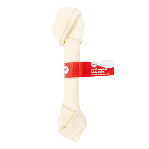 Kość wiązana biała 30 cm, gryzak dla psa Pet Secret