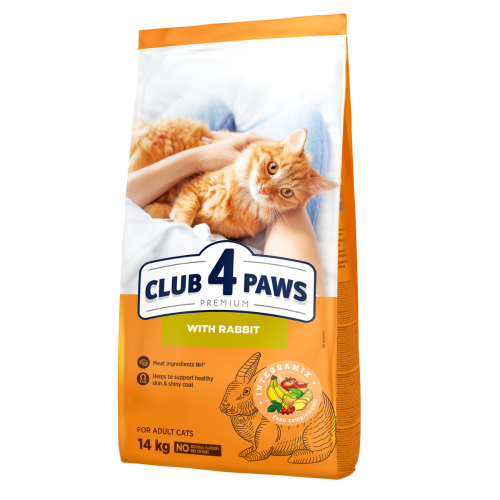 Sucha karma dla kotów z królikiem 14kg Club 4 Paws Premium