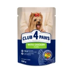 Mokra karma dla psów małych ras z kurczakiem w galaretce 100g Club 4 Paws Premium
