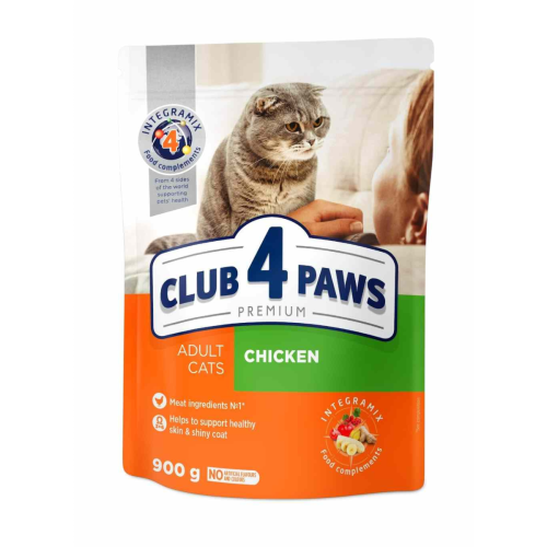 Sucha karma dla kotów z kurczakiem 300g Club 4 Paws Premium