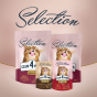 Mokra karma dla kotów z kurczakiem i cielęciną w sosie 80g Club 4 Paws Selection