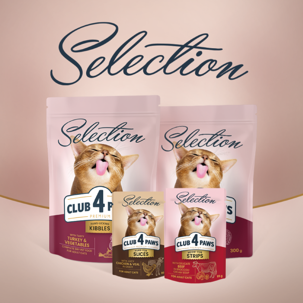 Mokra karma dla kotów z cielęciną w sosie 80g Club 4 Paws Selection