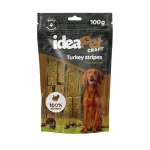Paski z indyka 100g, przysmak dla psa ideaPet Craft