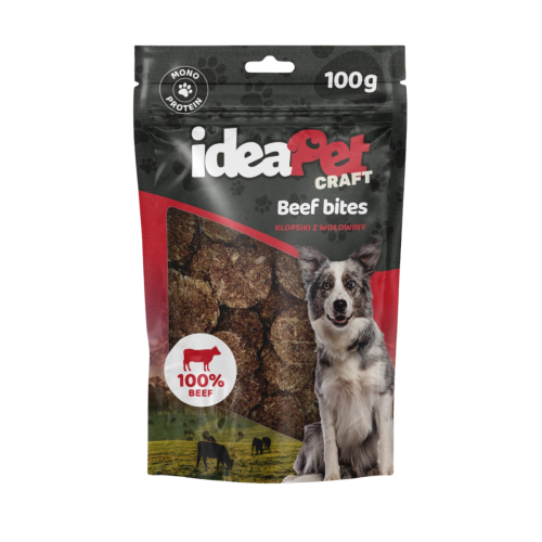 Klopsiki z wołowiny 100g, przysmak dla psa ideaPet Craft