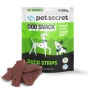 Miękkie filety z kaczką Pet Secret 500 g – opakowanie z przysmakami dla psa.