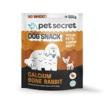 Kostki z wapniem i mięsem z królika 500g, treserki dla psa Pet Secret