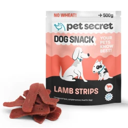 Pet Secret Dog Snack Miękkie filety z jagnięciną 500g, przysmak dla psa