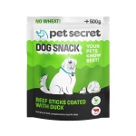Pałeczki wołowe oblane kaczką 500g, przysmak dla psa Pet Secret