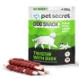 Przysmak dla psa Pet Secret z kaczką 500 g – twistery mięsne prezentowane wraz z opakowaniem.